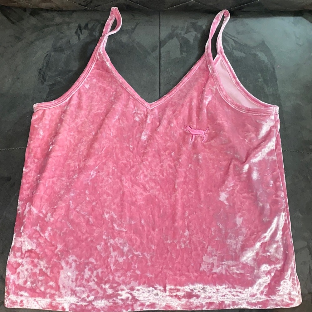 Pink Silk Tank